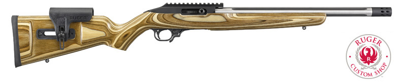 Carabine RUGER 10/22 Compétition Brune 41cm calibre 22lr