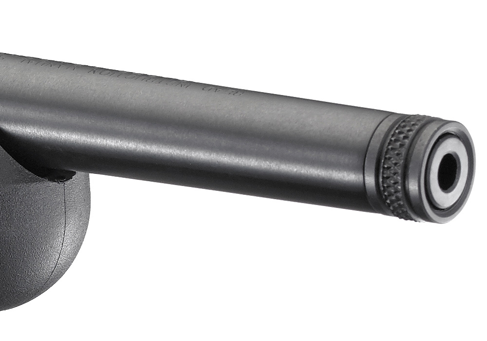 Threaded barrel features a 1/2"-28 thread pattern that accepts most su...
