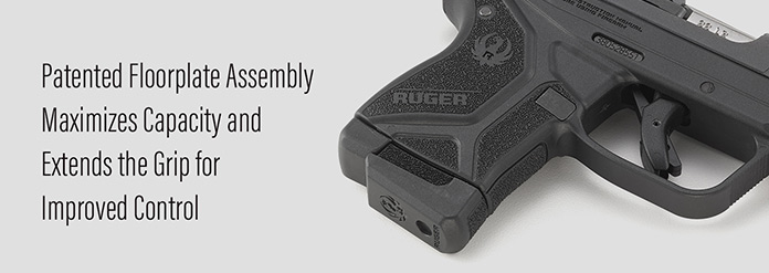 Ruger LCP II Lite Rack System Black/Silver 22 Long Rifle Pistol, 13724