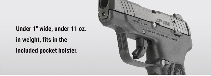 Ruger LCP MAX Elite 380acp Pistol, (1)-12Rd Magazine, 2.80- 13736 -  Nagel's Gun Shop